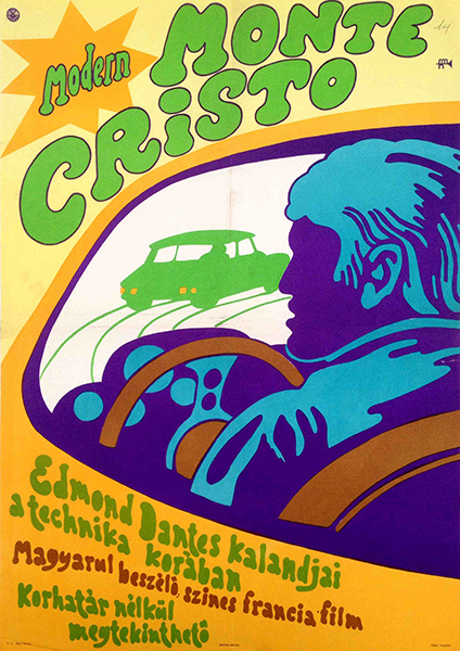 Arpad Darvas - The Return of Monte Cristo 1969 Hungarian movie poster