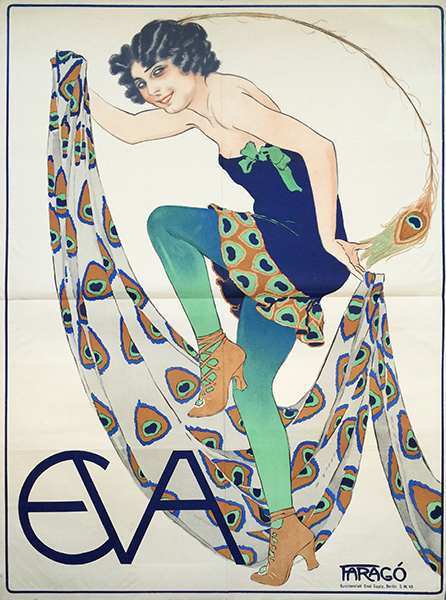 Farago EVA art deco hungarian poster