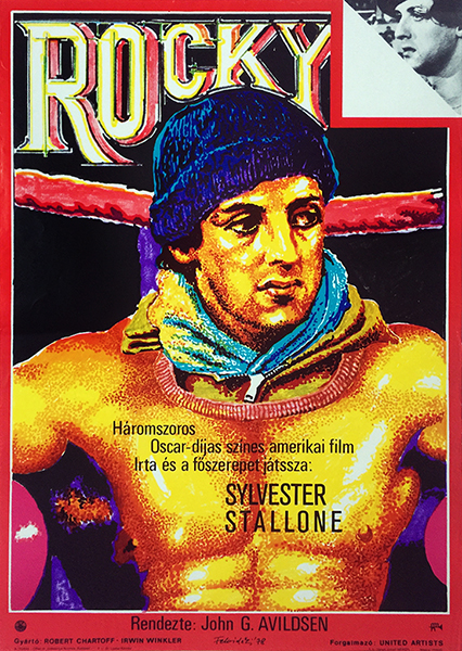 Andras Felvideki - Rocky 1978 hungarian movie poster