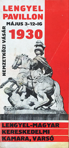 Budapest International Fair Polish Pavilion 1930 Hungarian leaflet