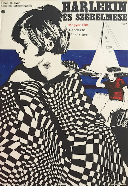 Jozsef Finta - Harlequin and Her Love 1966 Hungarian movie poster