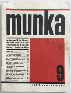 Munka 1929 No. 6 September