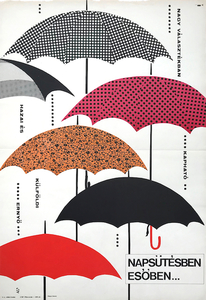 In Sunshine and in rain... A wide range of umbrellas are available