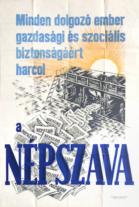 Nepszava fights for the economic and social security of all working people