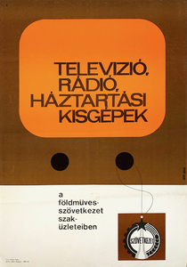 Television, radio, home appliances at the stores of the Agricultural Cooperative
