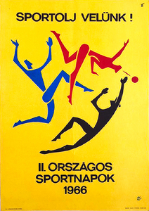 II. National Sport Days 1966 - Participate in sports!