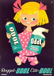 In the morning: Odol, in the evening: Odol - Odol toothpaste and mouthwash