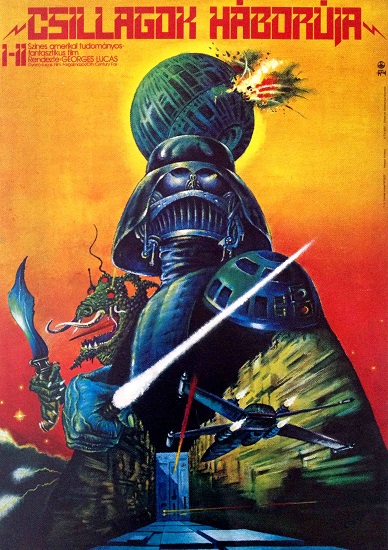 Tibor Helenyi - Star Wars: A New Hope 1979 Hungarian movie poster