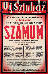 The Simoom at Uj Szinhaz (New Theatre)