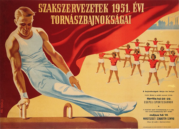 Gyorgy Pal - Gymnastics Championships of the Labor Union in 1951