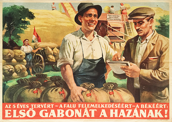 5 year plan communist propaganda poster