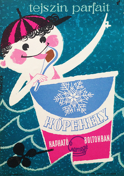 'Hópehely' cream parfait