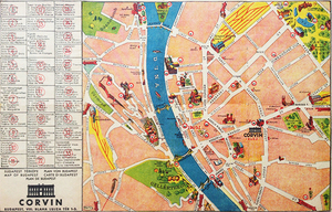 Budapest International Fair Map - Corvin Department Store