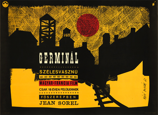 mate Andras - Germinal Hungarian movie poster