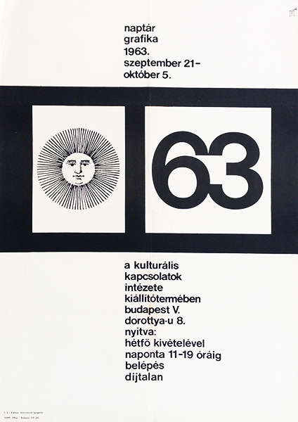 Calendar graphics exhibition 1963