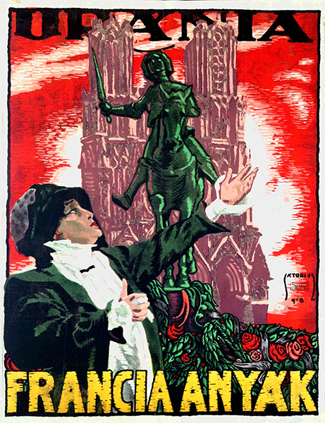 Satori Mothers of France movie poster vintage Hungarian