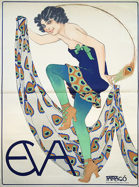 Geza Farago - EVA Berlin 1920s Hungarian German Art Deco poster