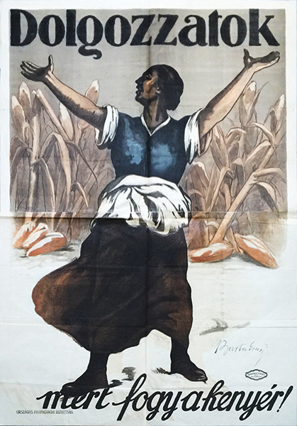 Hungarian Soviet Republic communist propaganda poster 1919