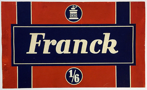 Franck coffee packaging design