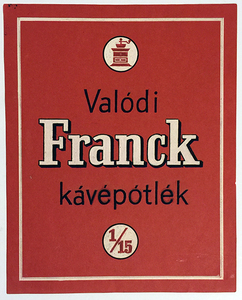 Original Franck Coffee Substitute packaging design