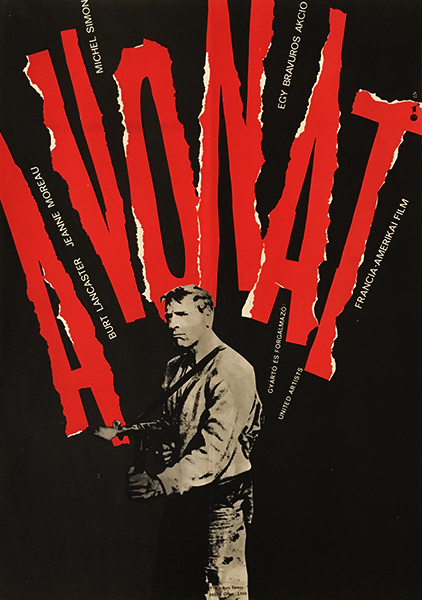 Zelenák Crescencia - The Train 1966 original Hungarian movie poster