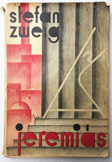 Irsai Ir-Shay - Stefan Zweig: Jeremiah book cover avant-garde hungarian