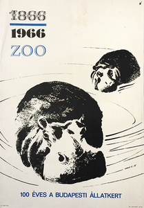 The Budapest Zoo is 100 years old - 1866 - 1966 
