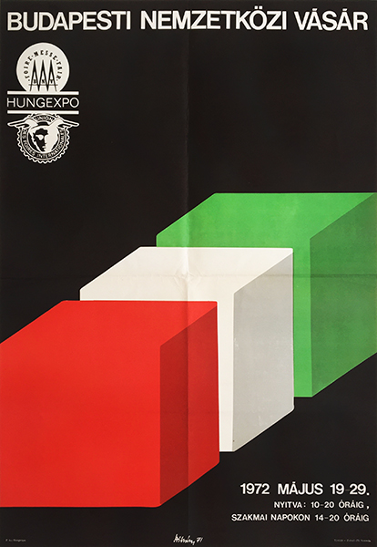 Nandor Szilvasy - Budapest International Fair 1971 Hungarian poster