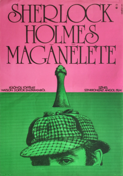 Gyorgy Kemeny - Private Life of Sherlock Holmes British US film 1973 Hungarian vintage movie poster