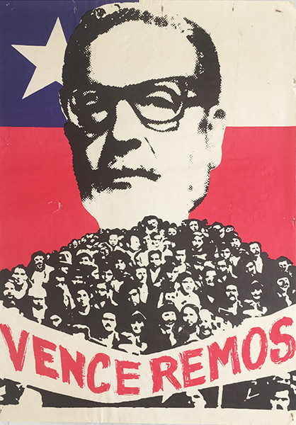 Venceremos - We Will Overcome 1970 original vintage propaganda poster
