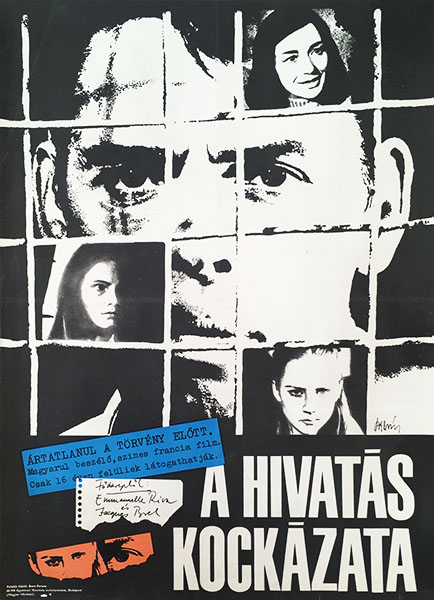 Szilvasy, Nandor - Risky Business 1968 original Hungarian vintage movie poster
