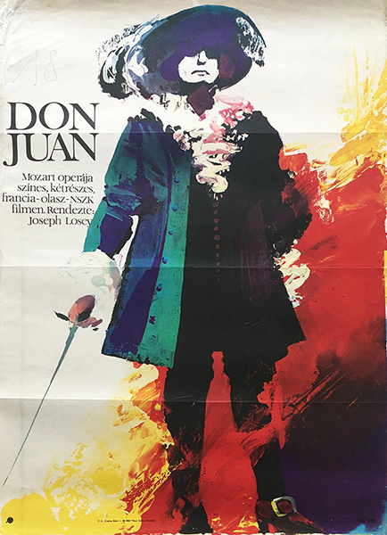 Lajos Gorog - Mozart's Don Giovanni is a 1980 Hungarian vintage movie poster