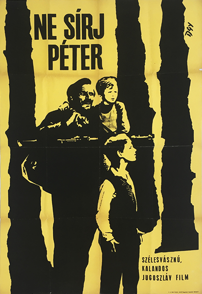 Deak Gyorgy - Don't cry Peter 1964 original Hungarian vintage movie poster