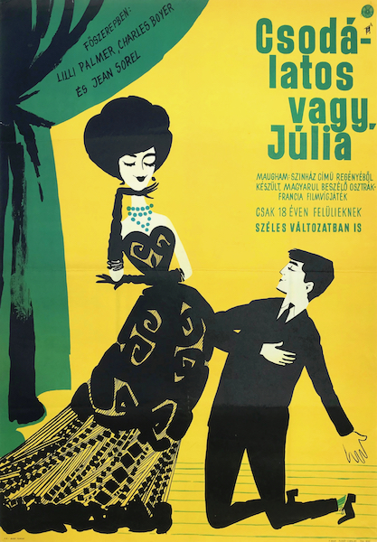 Tibor Jakfalvy - Adorable Julia 1963 vintage Hungarian movie poster