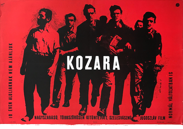 Andras Mate - Kozara 1964 vintage Hungarian movie poster