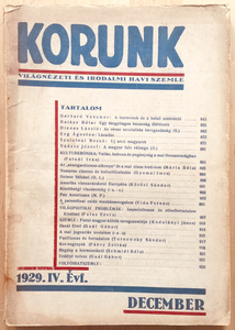 Korunk 1929 December IV. 12.