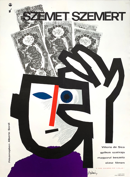 Nandor Szilvasy - The Boom 1965 vintage Hungarian movie poster