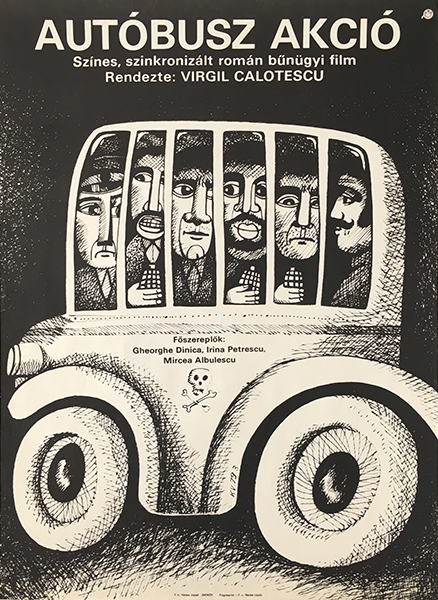 Vilmos Kovacs - Operation 'The Bus' 1979 vintage Hungarian movie poster