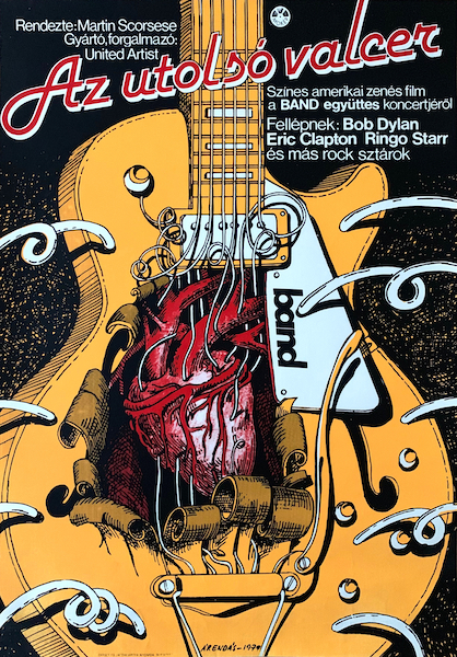 Jozsef Arendas - The Last Waltz 1979 vintage Hungarian movie poster