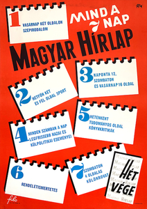 Magyar Hirlap newspaper - All 7 days