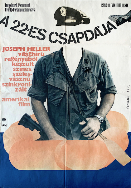 Kalman Molnar - Catch 22 1971 vintage Hungarian movie poster