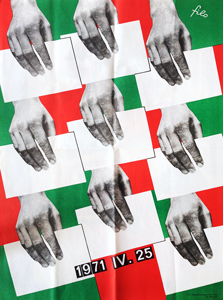 Filo - Election 1971 IV. 25 vintage Hungarian communist political propaganda poster