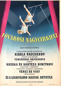 Bulgarian acrobats at the Capital Circus of Budapest