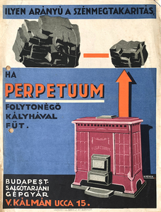 Perpetuum constantly burning stove
