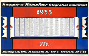 Magyar and Kampfner lithography printing house