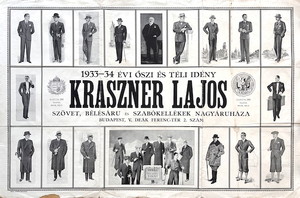 Lajos Kraszner men's fashion 1933