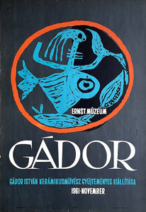 Exhibition of ceramic artist István Gádor