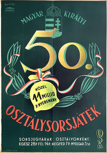 Hungarian Royal 50th Class Lottery