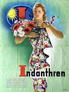 Indanthren textiles and yarns