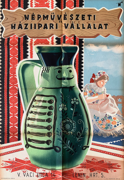 Folk Art and Home Industry Company 1950 poster